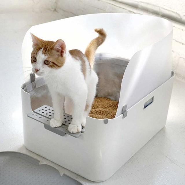 モデキャット リタートレイ modkat litter tray スタイリッシュなフルオープントップ型猫トイレ 猫のプライバシーにも考慮 尿は