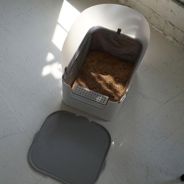 モデキャット リタートレイ modkat litter tray スタイリッシュなフルオープントップ型猫トイレ 猫のプライバシーにも考慮 尿は