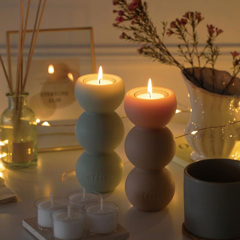 繰り返し使えるアロマキャンドル offti オフティ バスキャンドル お