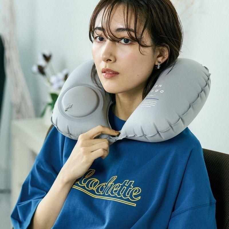 クリックポスト発送) ONDOO オンドー トラベルネックピロー ポンプ付き