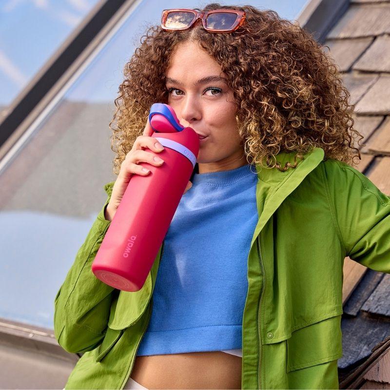 owala オワラ FreeSip 710ml フリーシップ 24oz 3重ステンレス構造の保冷ボトル ストローと直飲みの特許取得の2WAY仕様 おしゃれボトル ストロー内蔵 |  | 02