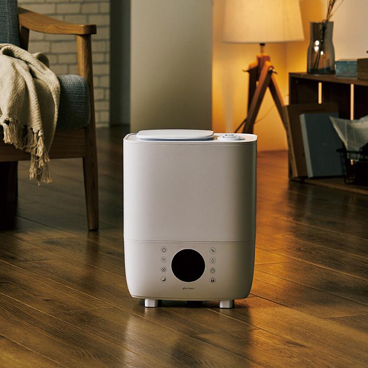 28畳対応上部給水ハイブリッド式 大噴霧アロマ加湿器リモコン付 上部給水式 圧倒的大噴霧で大空間も素早く加湿 清潔＆快適なミスト AI自動制御のスマート加湿 |  | 10