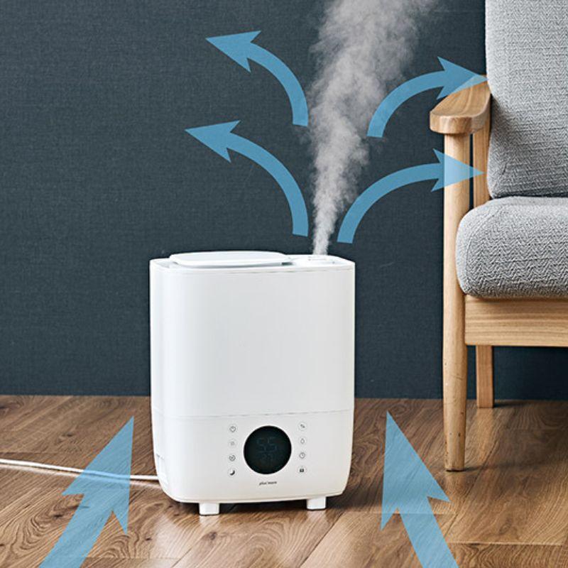 28畳対応上部給水ハイブリッド式 大噴霧アロマ加湿器リモコン付 上部給水式 圧倒的大噴霧で大空間も素早く加湿 清潔＆快適なミスト AI自動制御のスマート加湿 |  | 03