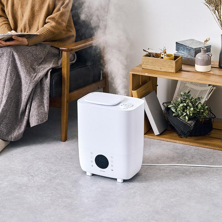 28畳対応上部給水ハイブリッド式 大噴霧アロマ加湿器リモコン付 上部給水式 圧倒的大噴霧で大空間も素早く加湿 清潔＆快適なミスト AI自動制御のスマート加湿 |  | 06