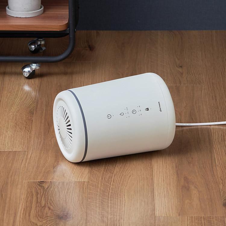 スチーム式加湿器 倒れてもこぼれにくいスチーム式加湿器 plus more プラスモア きれいなミストで効率的に空間を潤すスチーム式加湿器 タンク内清掃も楽 |  | 04