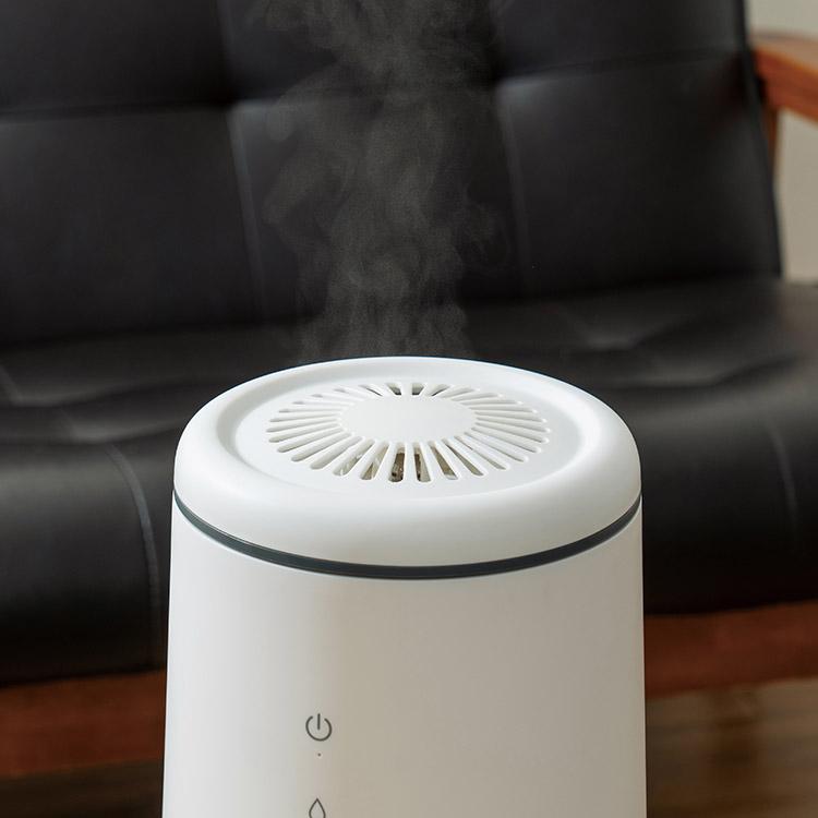 スチーム式加湿器 倒れてもこぼれにくいスチーム式加湿器 plus more プラスモア きれいなミストで効率的に空間を潤すスチーム式加湿器 タンク内清掃も楽 |  | 07
