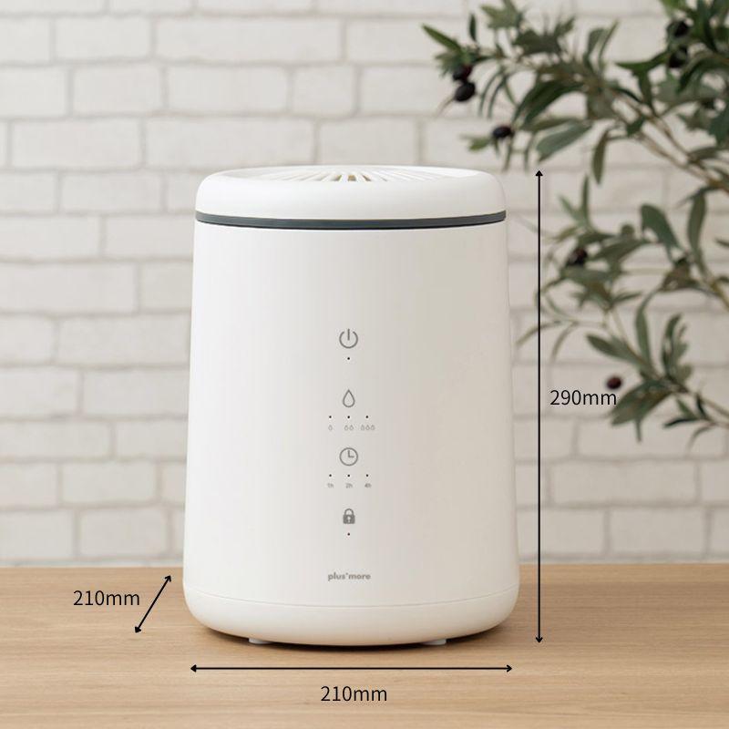スチーム式加湿器 倒れてもこぼれにくいスチーム式加湿器 plus more プラスモア きれいなミストで効率的に空間を潤すスチーム式加湿器 タンク内清掃も楽 |  | 09