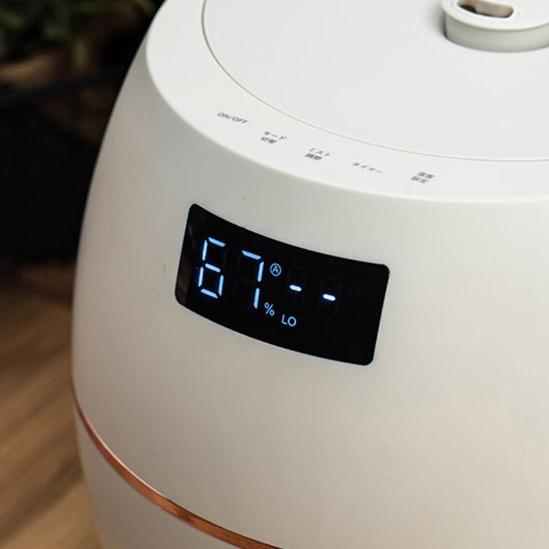大容量加湿器 湿度コントロール付上部給水型ハイブリッド式加湿器 リモコン付 4リットルの大容量加湿器 前面ディスプレイ 多機能加湿器 ハイパワー最大500ml/h |  | 10