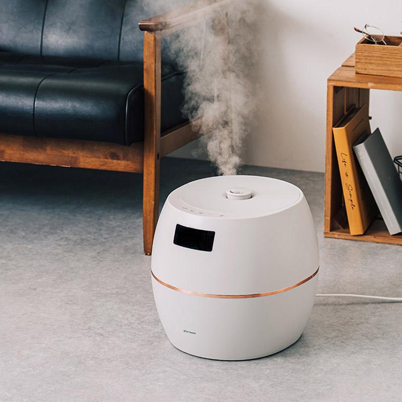 大容量加湿器 湿度コントロール付上部給水型ハイブリッド式加湿器 リモコン付 4リットルの大容量加湿器 前面ディスプレイ 多機能加湿器 ハイパワー最大500ml/h |  | 04