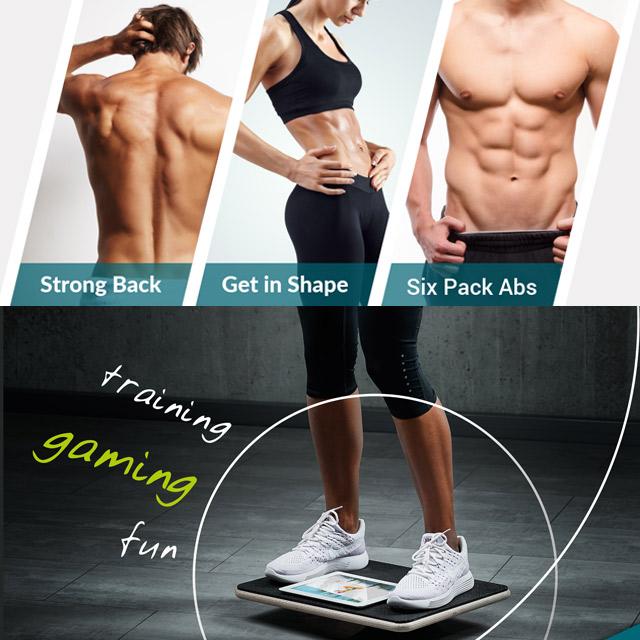 プランクパッドプロ Plankpad Pro バランスボード 自宅で楽しくエクササイズが出来る 全身運動で体幹を鍛える アプリと連動｜7dials｜08