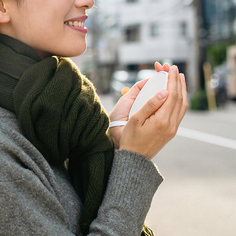 (クリックポスト発送送料無料)PRISMATE エコハンドウォーマー 充電式カイロ 速暖で電源ONですぐに暖まる 設定温度は約45〜50度 持続時間は最大4時間 USBはType-C |  | 01