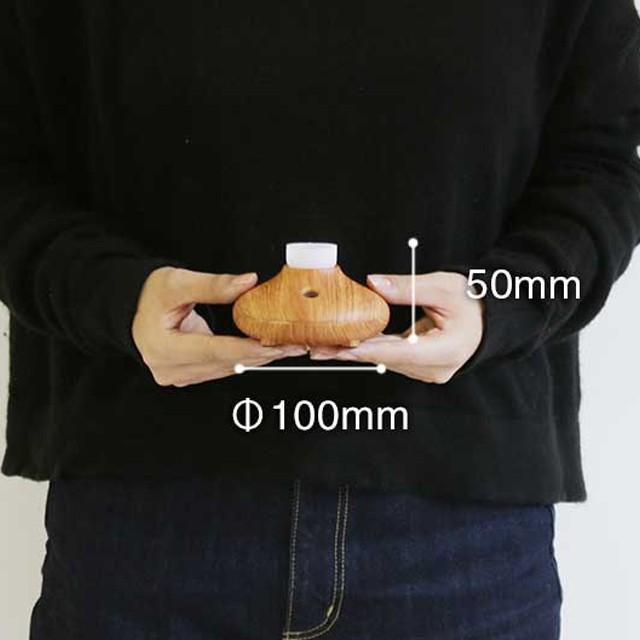 PRISMATE ペットボトル式加湿器 -wood- PR-HF024 手のひらサイズの