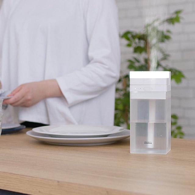 充電式コードレス加湿器 LEDライト付 コンパクト、軽量で持ち運びにも便利 モバイル加湿器 旅行や出張時の加湿器に便利 LEDライトは単独使用可能 卓上加湿器 |  | 06