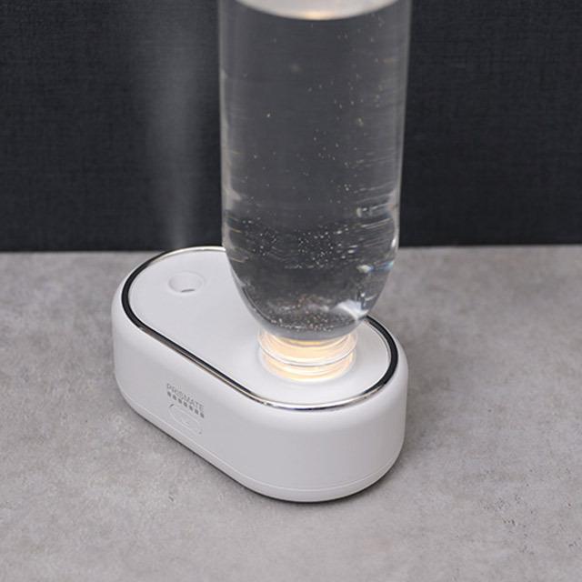 ペットボトル式加湿器 充電式コードレス加湿器 ペットボトル式