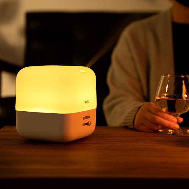 PRISMATE(プリズメイト) ダブル抗菌ミストディフューザー アロマ＆ナイトライト PR-HF045 抗菌加湿器でいつでも清潔 ナイトモードライト搭載 |  | 02