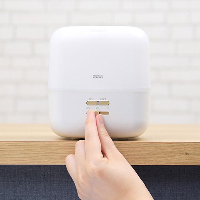 PRISMATE(プリズメイト) ダブル抗菌ミストディフューザー アロマ＆ナイトライト PR-HF045 抗菌加湿器でいつでも清潔 ナイトモードライト搭載 |  | 08