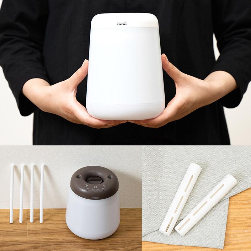 上部給水型加湿器 倒れても水がこぼれにくい コードレス上部給水加湿器