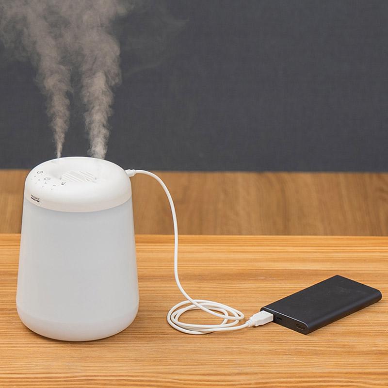 上部給水型加湿器 倒れても水がこぼれにくい コードレス上部給水加湿器