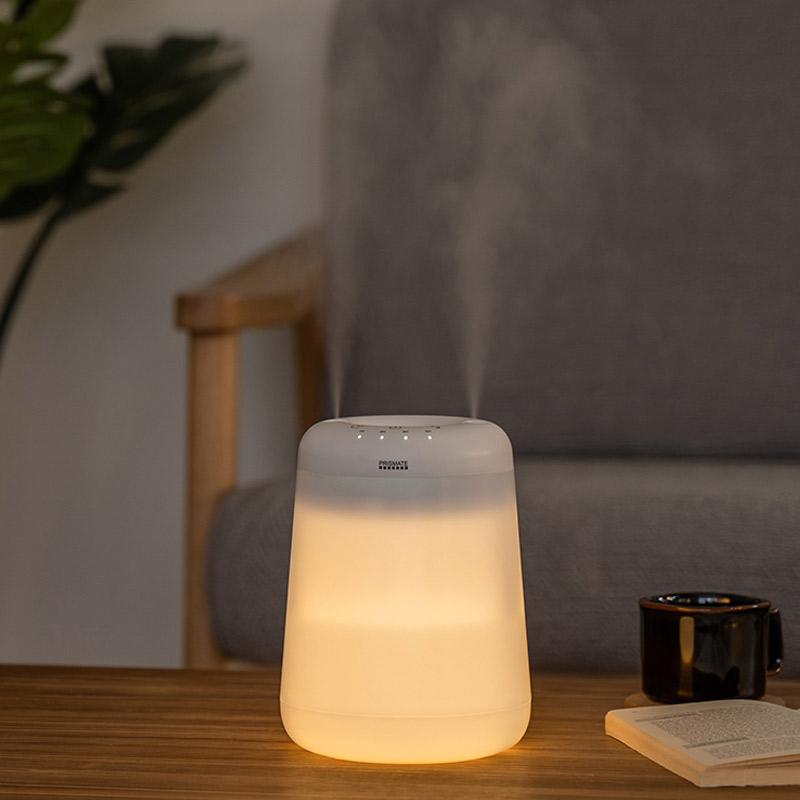 上部給水型加湿器 倒れても水がこぼれにくい コードレス上部給水加湿器