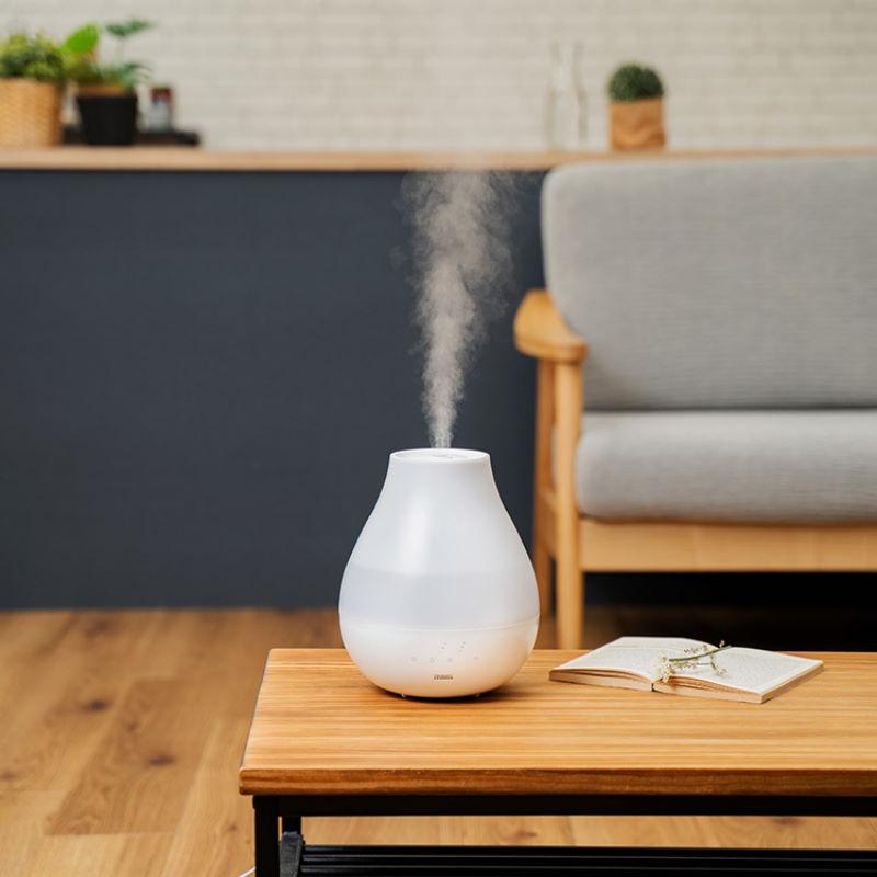 LuLuPure Middleダブル抗菌上部給水超音波式加湿器 上部給水型のアロマ