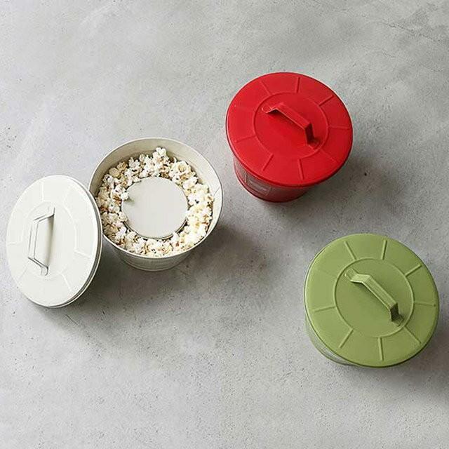 ポップコーンメーカー ポッピングバケツ(レシピ付) 一見レトロなバケツなのに、ほのかに広がる甘い香りとともに中からポップコーンが飛び出すバケツ |  | 04