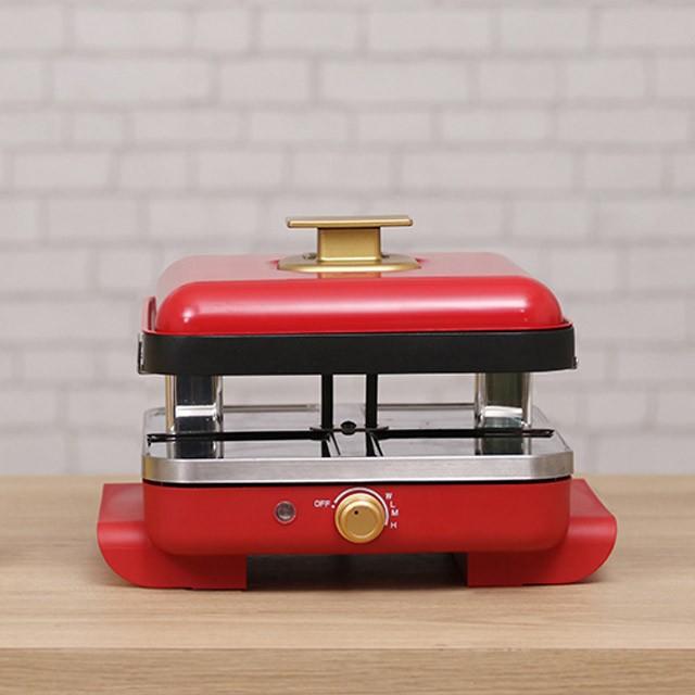 PRISMATE(プリズメイト)ラクレットモア ラクレットやスモアサンド、焼餅、ホットプレート料理が可能なおしゃれで便利な調理家電 楽しくレシピブック付 PR-SK010 |  | 01