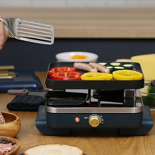 PRISMATE(プリズメイト)ラクレットモア ラクレットやスモアサンド、焼餅、ホットプレート料理が可能なおしゃれで便利な調理家電 楽しくレシピブック付 PR-SK010 |  | 03