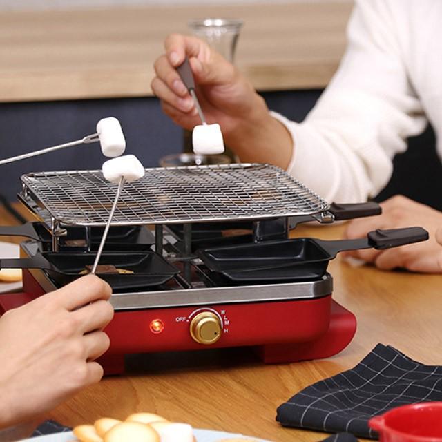 PRISMATE(プリズメイト)ラクレットモア ラクレットやスモアサンド、焼餅、ホットプレート料理が可能なおしゃれで便利な調理家電 楽しくレシピブック付 PR-SK010 |  | 06