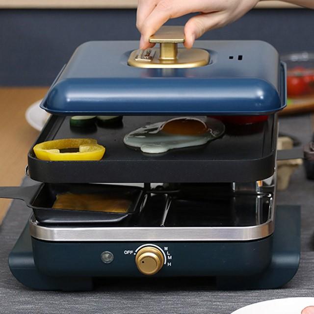 PRISMATE(プリズメイト)ラクレットモア ラクレットやスモアサンド、焼餅、ホットプレート料理が可能なおしゃれで便利な調理家電 楽しくレシピブック付 PR-SK010 |  | 07