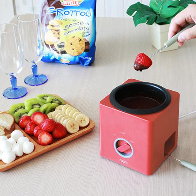 フォンデュブロック レシピブック付 PR-SK024 チーズ チョコレートフォンデュ バーニャカウダ 器 鍋 電気式 | PRISMATE | 01