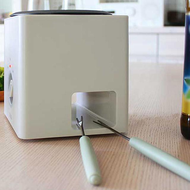 フォンデュブロック レシピブック付 PR-SK024 チーズ チョコレートフォンデュ バーニャカウダ 器 鍋 電気式 | PRISMATE | 04