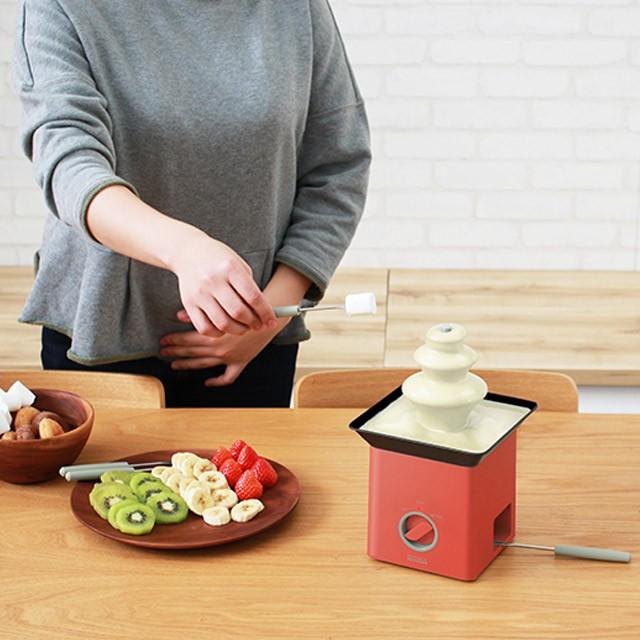 フォンデュブロックタワー チョコレートファウンテンがコンパクトなのに楽しめる 電気式でホームパーティでもインパクト抜群 お手入れも簡単 PR-SK025 | PRISMATE | 01