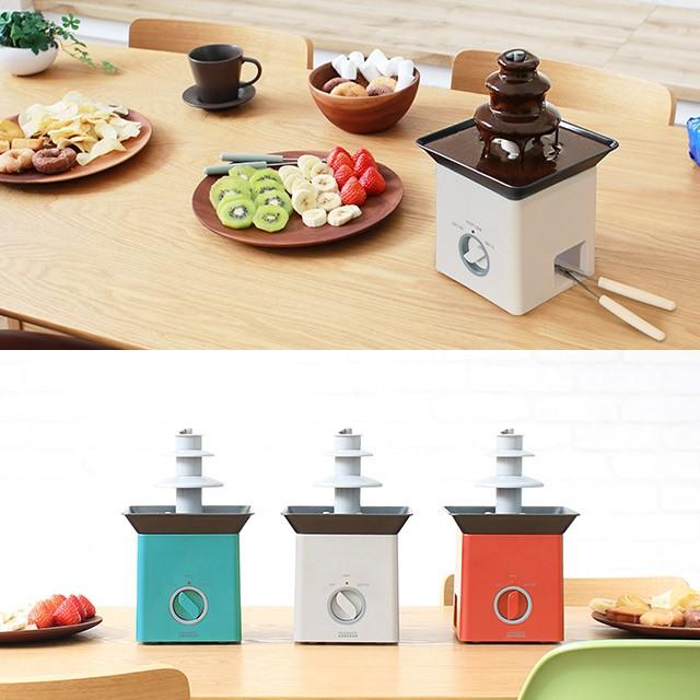 フォンデュブロックタワー チョコレートファウンテンがコンパクトなのに楽しめる 電気式でホームパーティでもインパクト抜群 お手入れも簡単 PR-SK025 | PRISMATE | 02