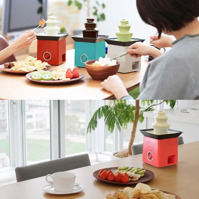 フォンデュブロックタワー チョコレートファウンテンがコンパクトなのに楽しめる 電気式でホームパーティでもインパクト抜群 お手入れも簡単 PR-SK025 | PRISMATE | 06