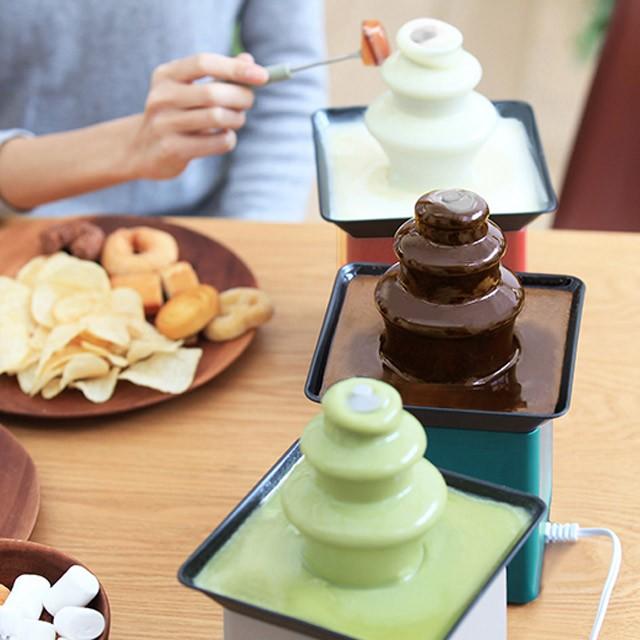 フォンデュブロックタワー チョコレートファウンテンがコンパクトなのに楽しめる 電気式でホームパーティでもインパクト抜群 お手入れも簡単 PR-SK025 | PRISMATE | 07