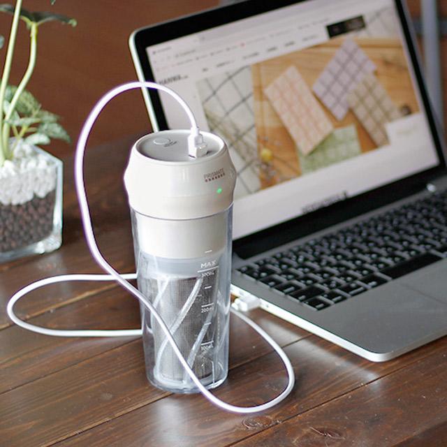 充電式ポータブルマルチブレンダー コードレスハンドミキサー ポータブルミキサー 屋外で使えるミキサー レシピブック付 PR-SK034 PRISMATE(プリズメイト) | PRISMATE | 11