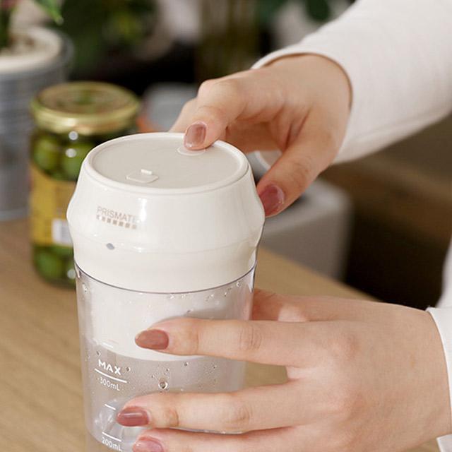 充電式ポータブルマルチブレンダー コードレスハンドミキサー ポータブルミキサー 屋外で使えるミキサー レシピブック付 PR-SK034 PRISMATE(プリズメイト) | PRISMATE | 05