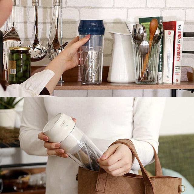 充電式ポータブルマルチブレンダー コードレスハンドミキサー ポータブルミキサー 屋外で使えるミキサー レシピブック付 PR-SK034 PRISMATE(プリズメイト) | PRISMATE | 06