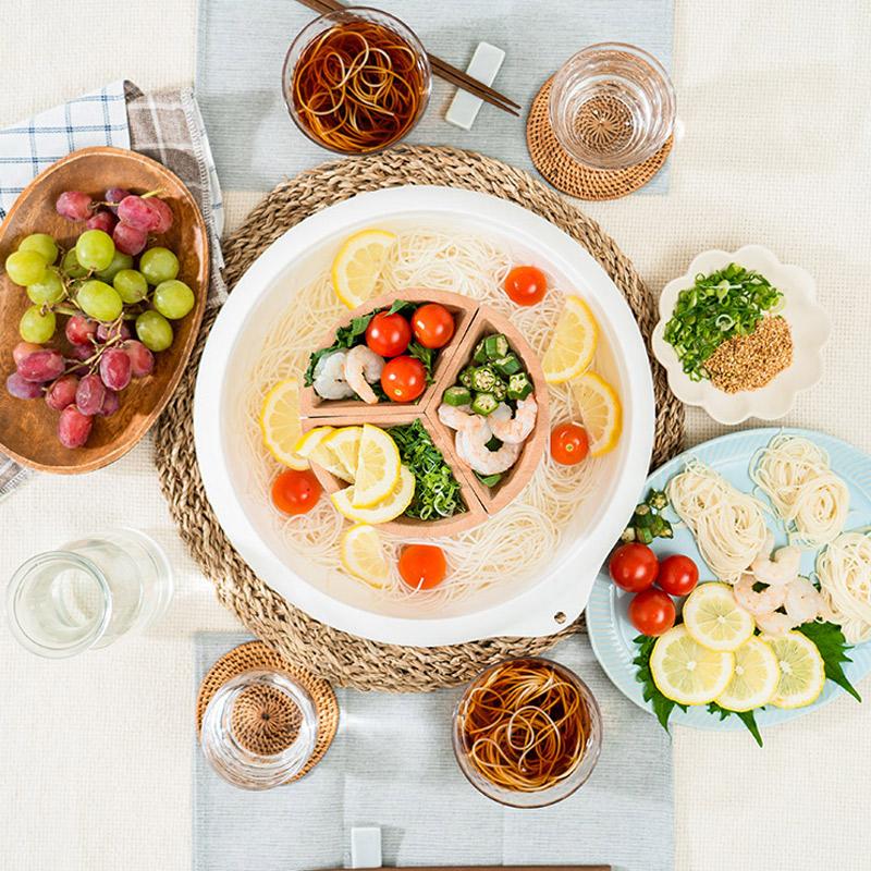 PRISMATE/プリズメイト 流しそうめん器 たためるシリコンボウル付き PR-SK040 流しそうめん機 折り畳みができるシリコンボウルの流しそうめん機 |  | 02