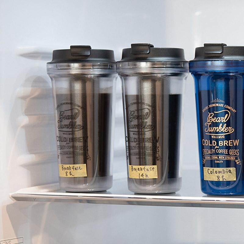 Rivers/リバーズ WALL MUG BEARL COLDBREW/ ウォールマグ バール コールドブリュー 水出しコーヒー専用ストレーナー付属 セットするだけ | RIVERS | 04