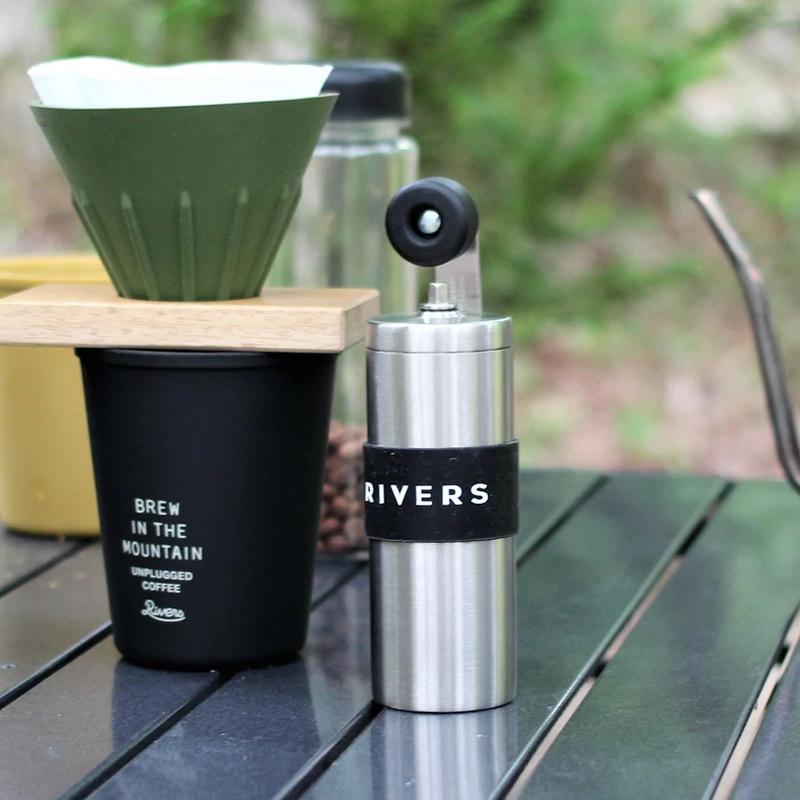 Rivers/リバーズ COFFEE GRINDER GRIT Black/コーヒーグラインダーグリッド マットブラック コーヒーミル 新潟燕三条の丁寧に仕上げられたコーヒーミル｜7dials｜02