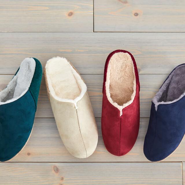 ルームシューズ秋冬用 room's MOCO ルームズモコ おしゃれスリッパ かわいい来客用スリッパ秋冬用 寒い冬を暖かく包む 歩くを考えたスリッパ |  | 01
