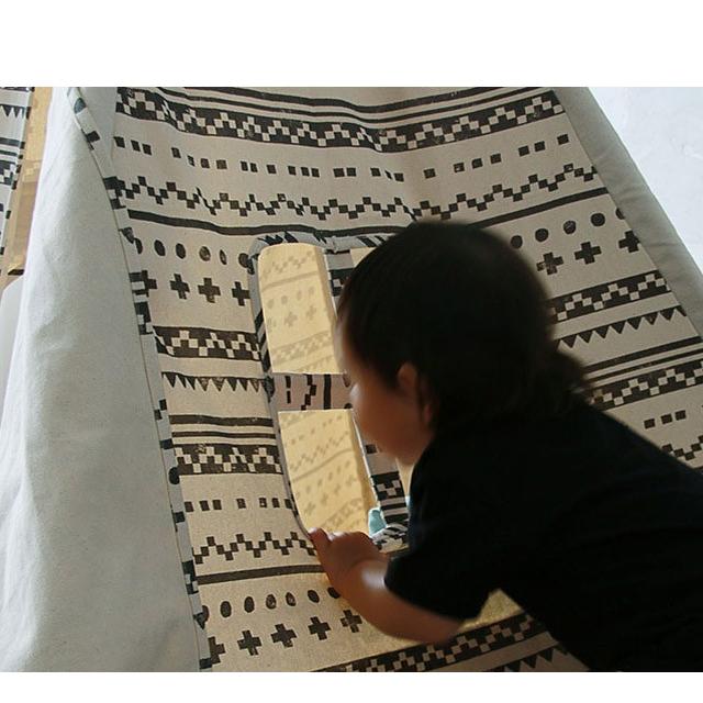 ティピー　セット 子供の秘密基地のような可愛らしい小さなおうち キッズテント 工具不要簡単組立  sifflusシフラス |  | 06