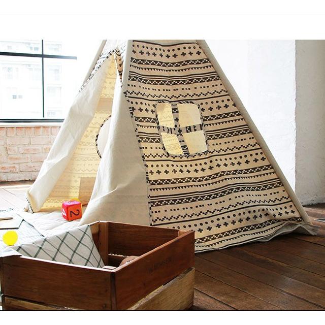 ティピー　セット 子供の秘密基地のような可愛らしい小さなおうち キッズテント 工具不要簡単組立  sifflusシフラス |  | 07