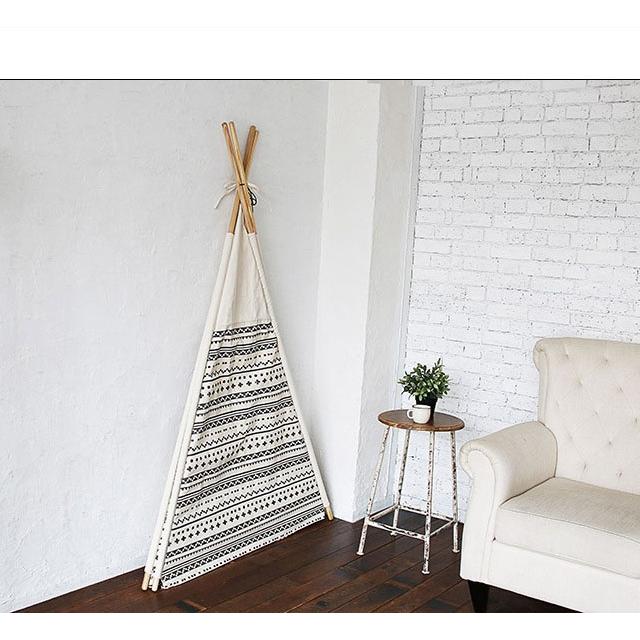 ティピー　セット 子供の秘密基地のような可愛らしい小さなおうち キッズテント 工具不要簡単組立  sifflusシフラス |  | 08