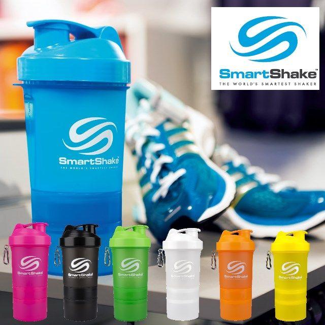 プロテインシェーカー スマートシェイク/smartshake600ml ネオンカラーシリーズ スムージーシェイカーにも | 