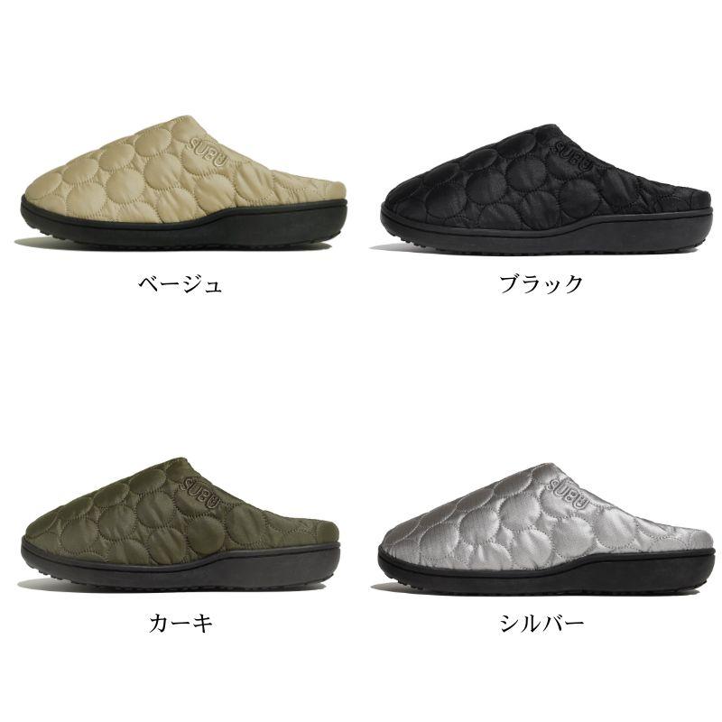 SUBU 2025年新作 CIRCLE サークル スブ 冬用サンダル ユニセックス 男女兼用 冬用のおしゃれで暖かいサンダル 起毛加工で暖かい 4層構造のクッションインソール |  | 07