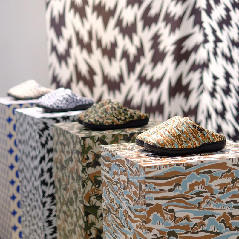 SUBU/スブ 冬用サンダル CONCEPT ELEY KISHIMOTOとのコラボレーション