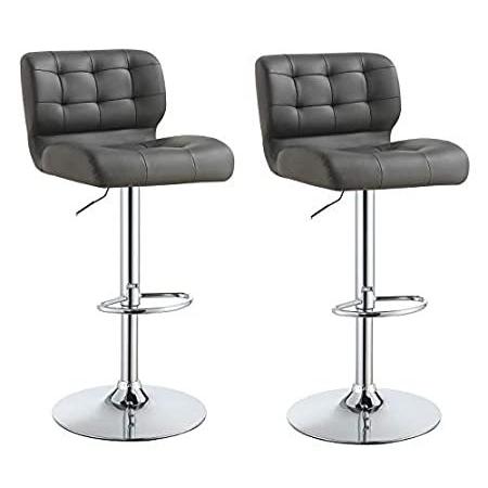 特別価格Coaster Home Furnishings CO- Adjustable Bar Stool, Grey好評販売中 その他椅子、スツール、座椅子