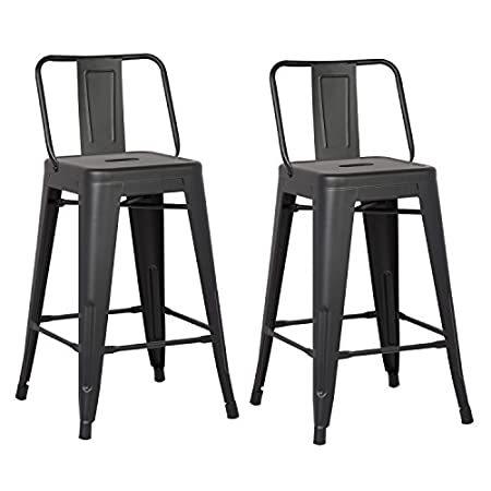 特別価格ac Pacific Modern Industrial Metal Barstool With Bucket Back And 4 Leg Desi好評
